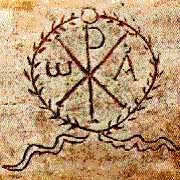Christus monogram Alfa en Omega
